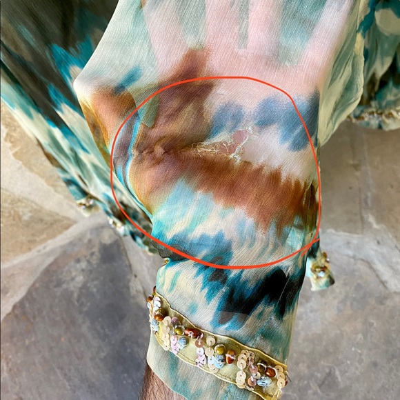 B sheer long sleeve top - Picture 7 of 16